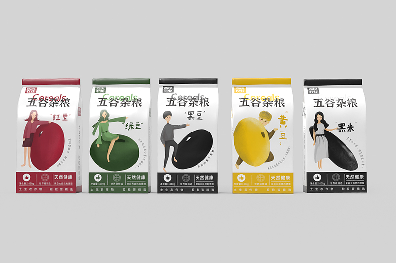 五谷雜糧包裝設(shè)計是怎么樣設(shè)計？